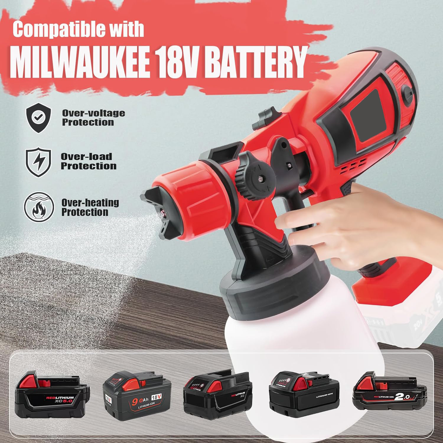 Heat Gun Paint Strip - Pistola a Spruzzo HVLP Compatibile con