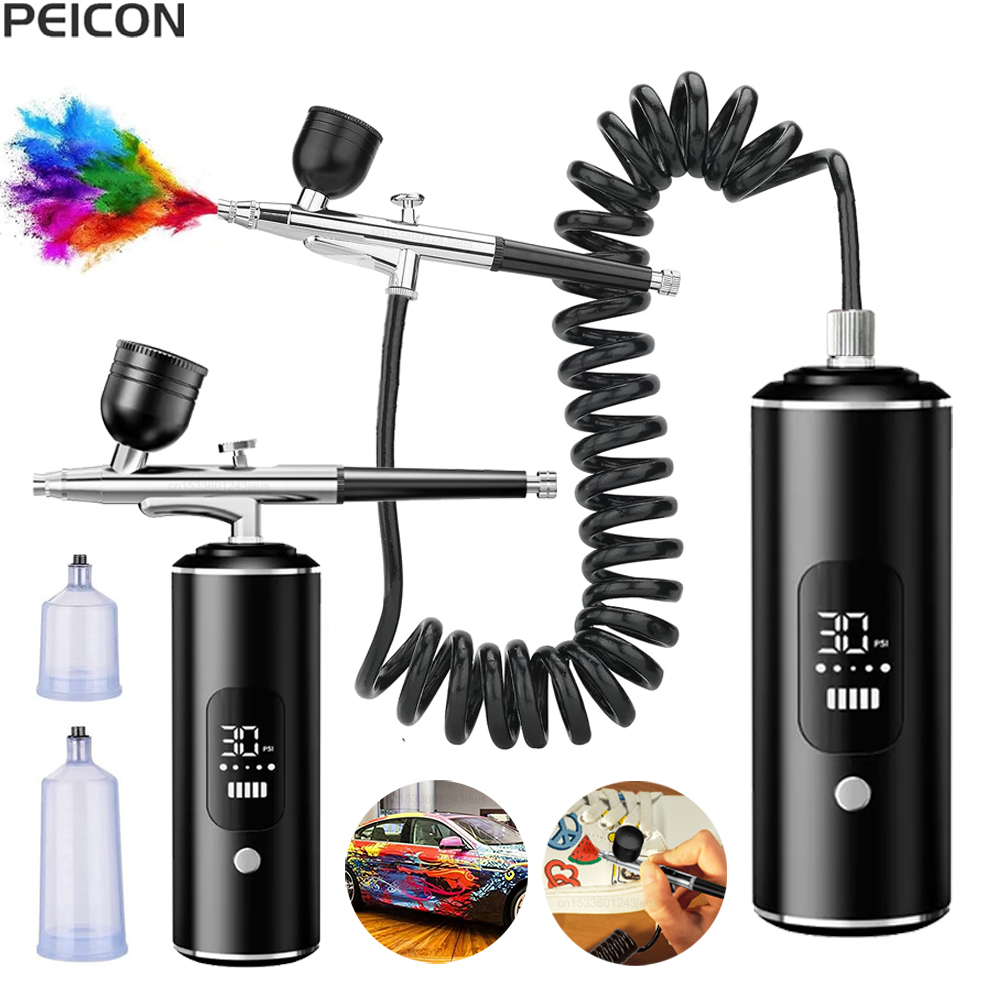 Heat Gun Paint Strip - Aerografo con compressore Mini pistola a
