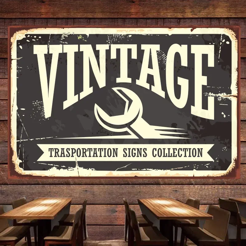 Auto Repair Shop Banners - VINTAGE TRASPORTAZIONE CINGS COLLEZIONE Auto Poster