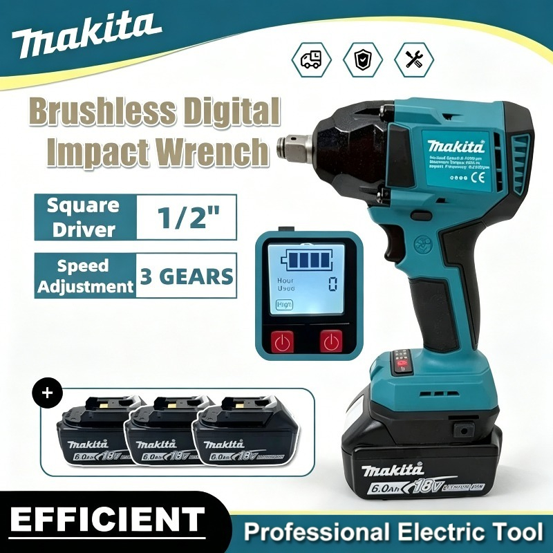 Torque Wrench Digital - Avvitatore a impulsi elettrico Makita 18V