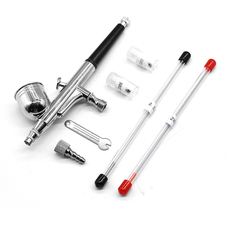Heat Gun Paint Strip - Gravity Dual-action Mini aerografo vernice pistola
