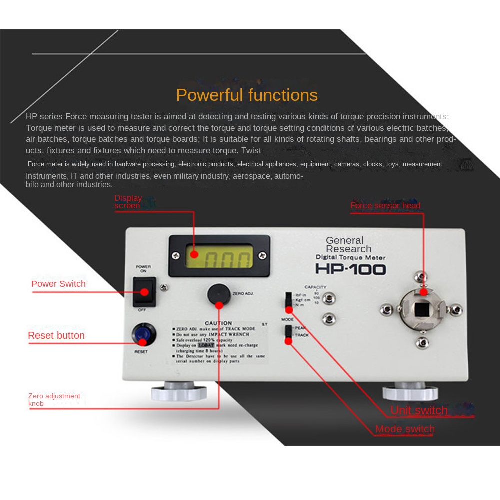 HP-10/ HP-20/ HP-50/ HP-100 Mi - Torque Wrench Digital recensione e prezzo