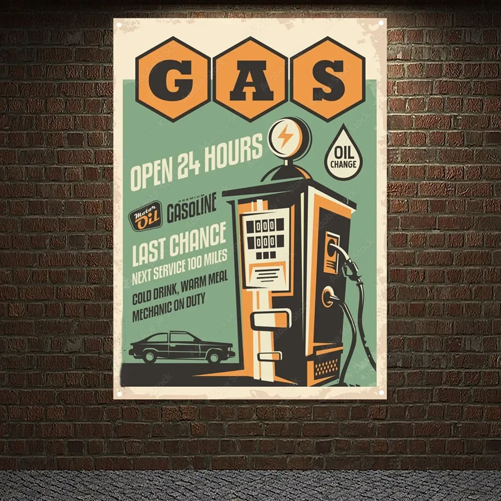 Stazione di servizio APERTO 24 - Auto Repair Shop Banners recensione e prezzo