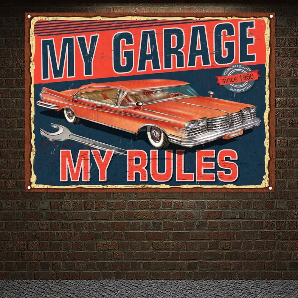 MY GARAGE MY RULES Auto d'epoc - Auto Repair Shop Banners recensione e prezzo