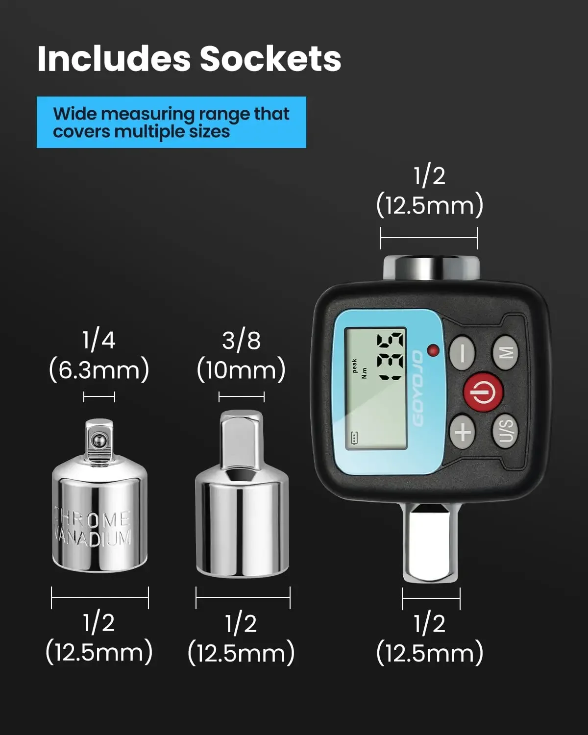 GOYOJO Adattatore per chiave d - Torque Wrench Digital recensione e prezzo